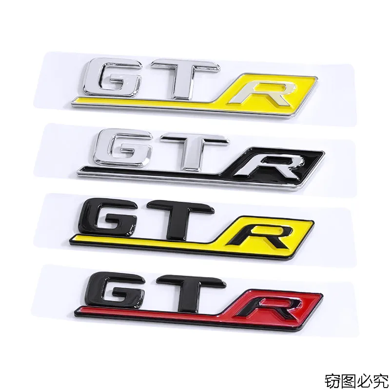 for Mercedes Benz GTR fender side label AMG tail label letter label trunk Mercedes Benz label rear car parts label alloy sticker