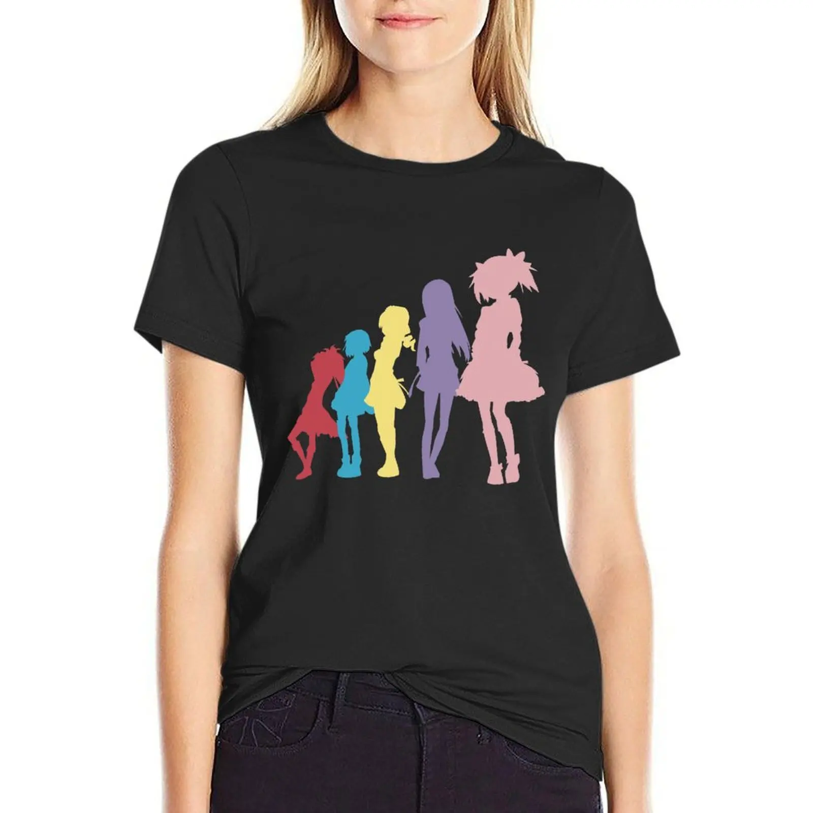 Madoka-walczmy razem, T-shirt koszulka ubrania anime hipisowskie ubrania damskie