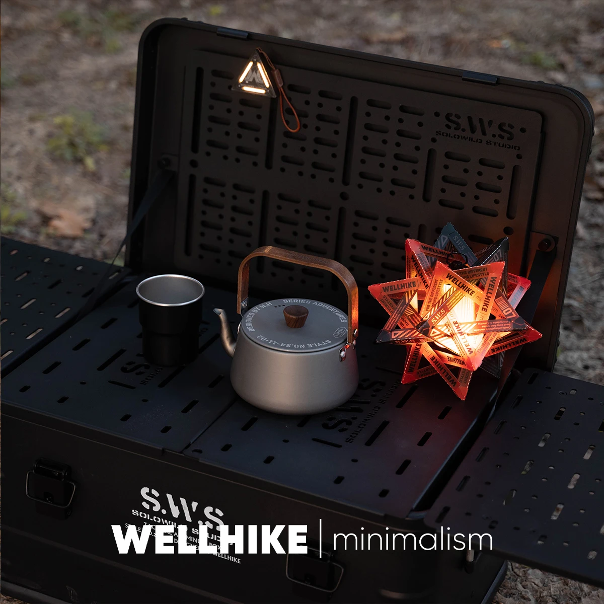 WELLHIKE Outdoor SWS Tactical IGT Aluminium Case Large Capacity Storage Coffee Tea Making Car Backup Camping Equipment