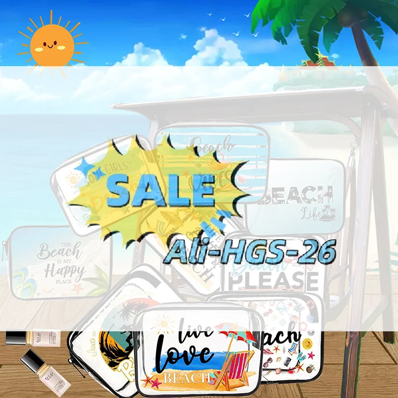 Waterproof PVC Cosmetic Bag - Transparent Travel Toiletry Organizer with Large Capacity, Beach & Pool Essentials Case