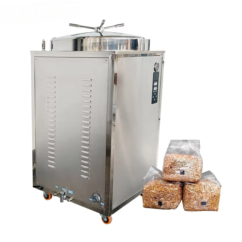 200 liters large cooking autoclave for aluminum can sterilization mushroom substrate disinfection machine