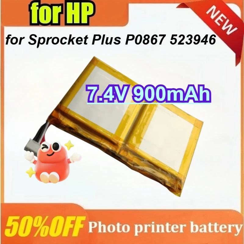 

For HP Sprocket Plus P0867 7.4V 900mAh Photo Printer Battery
