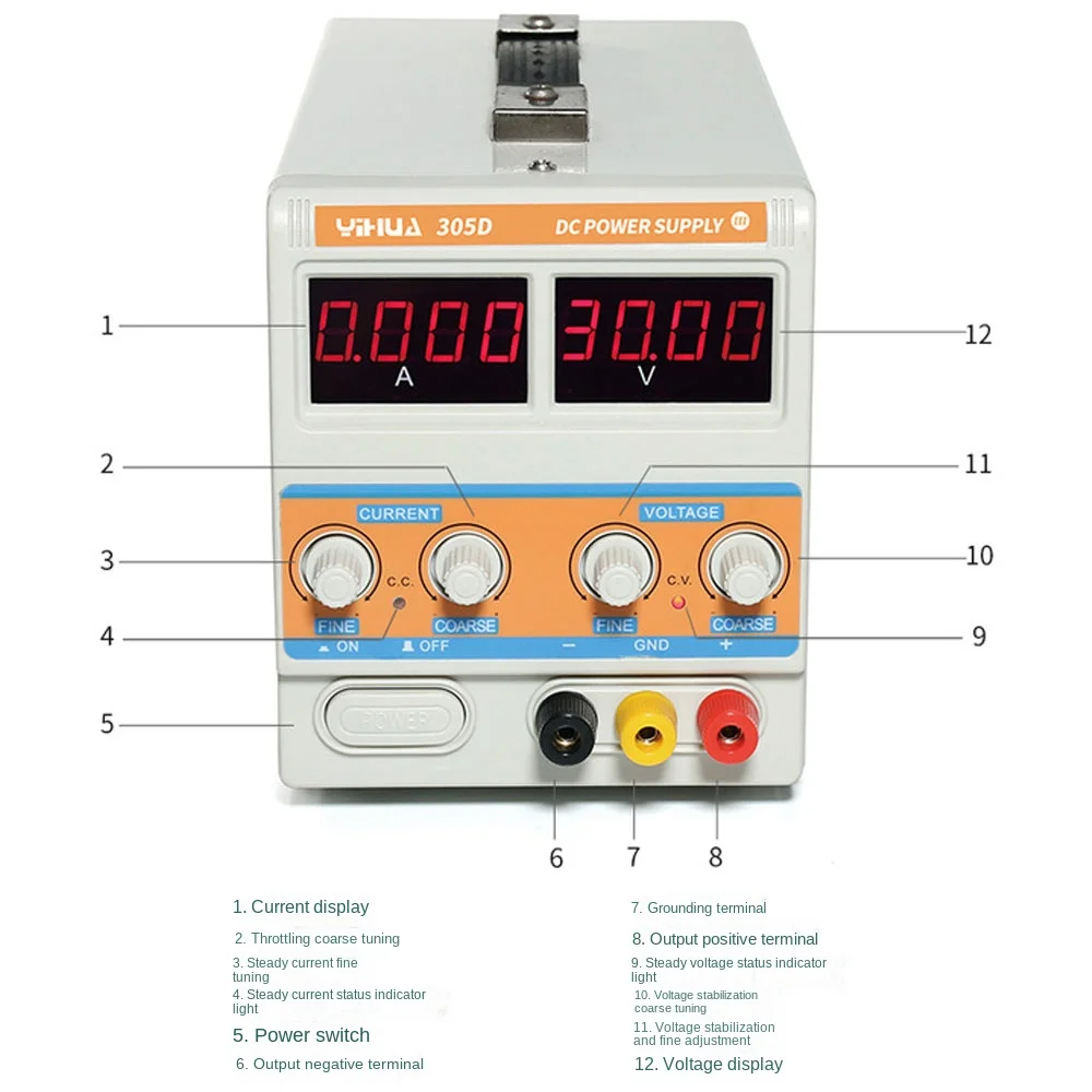 PSN-305D Display digitale 30V 5A regolatori/stabilizzatori di tensione alimentatore regolato DC regolabile