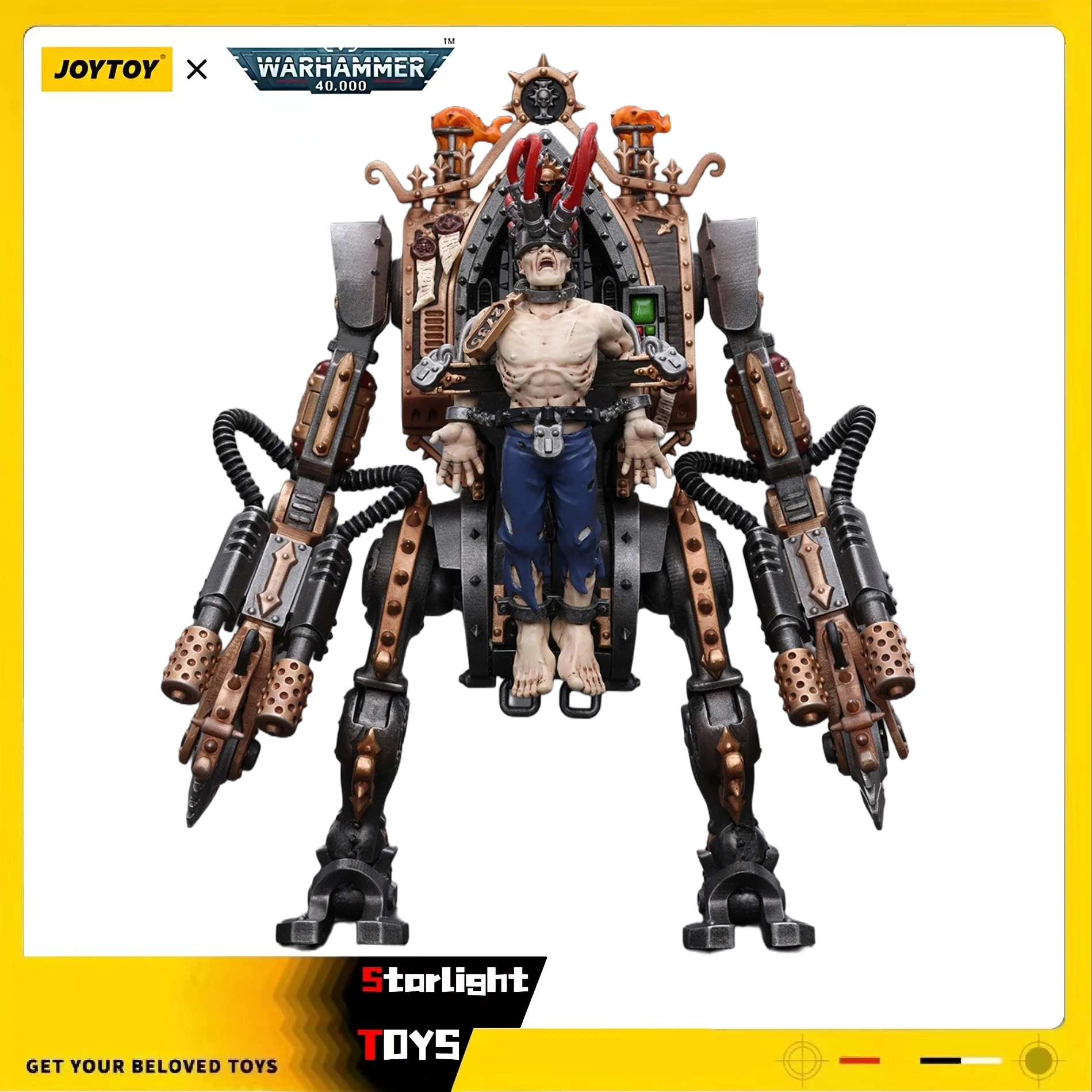 

Фигурка JOYTOY Warhammer 40K Adepta Sororitas Penitent Engine, модель-игрушка, подарок, масштаб 1/18