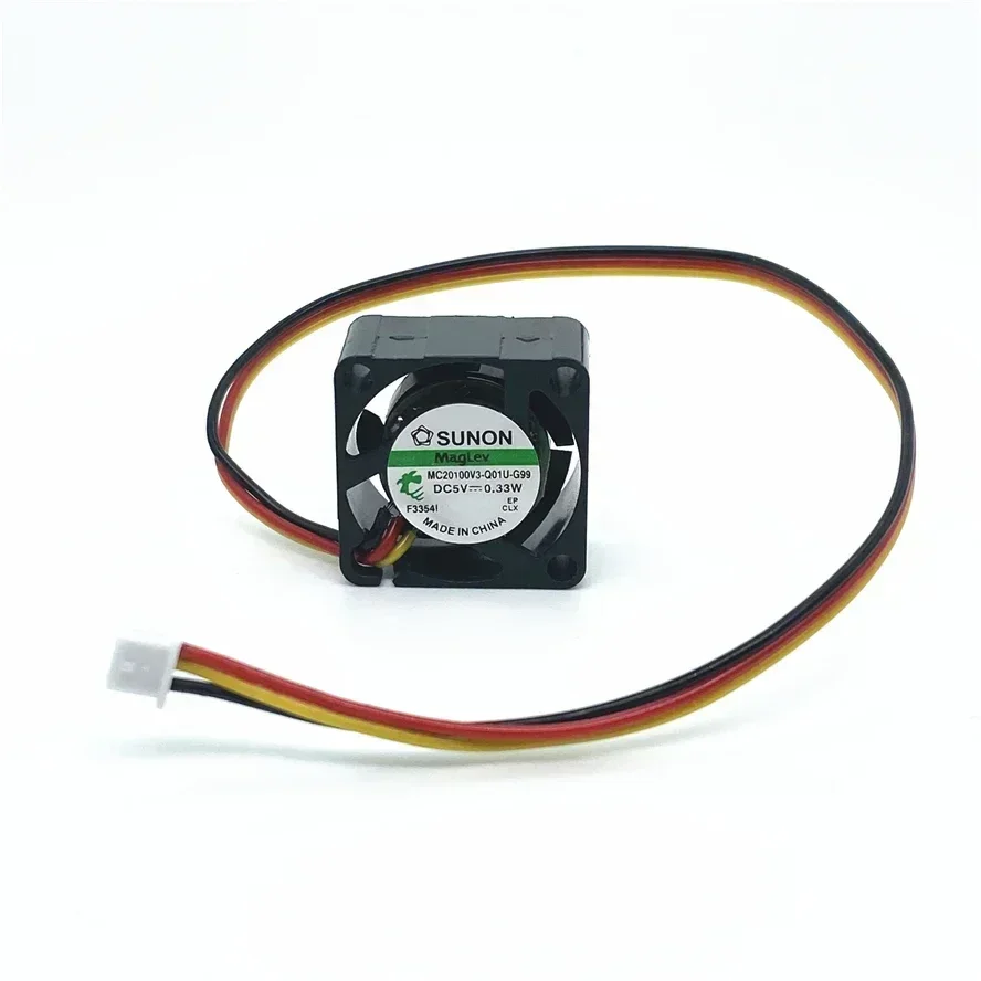 pa SUNON 2cm 20mm Mini Fan MC20100V3-Q01U-G99 5V 0.33W 20x20x10MM Cooling Fan 3PIN 18CM Cable