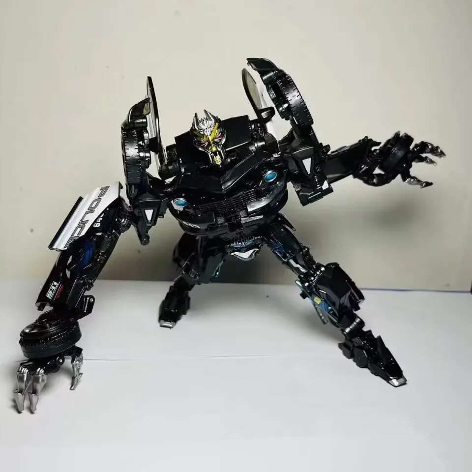 BMB Black Mamba  XP15  Police Performer Barricade Transformation Toys RobotAlloy Action Figures Robot Model