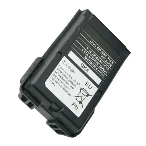 

2pcs NEW 7.4V 1900mAH Li-ion Battery Pack BP-245N for Radio Walkie Talkie ICOM IC-M71 IC-M72 IC-M73 Two Way Radio