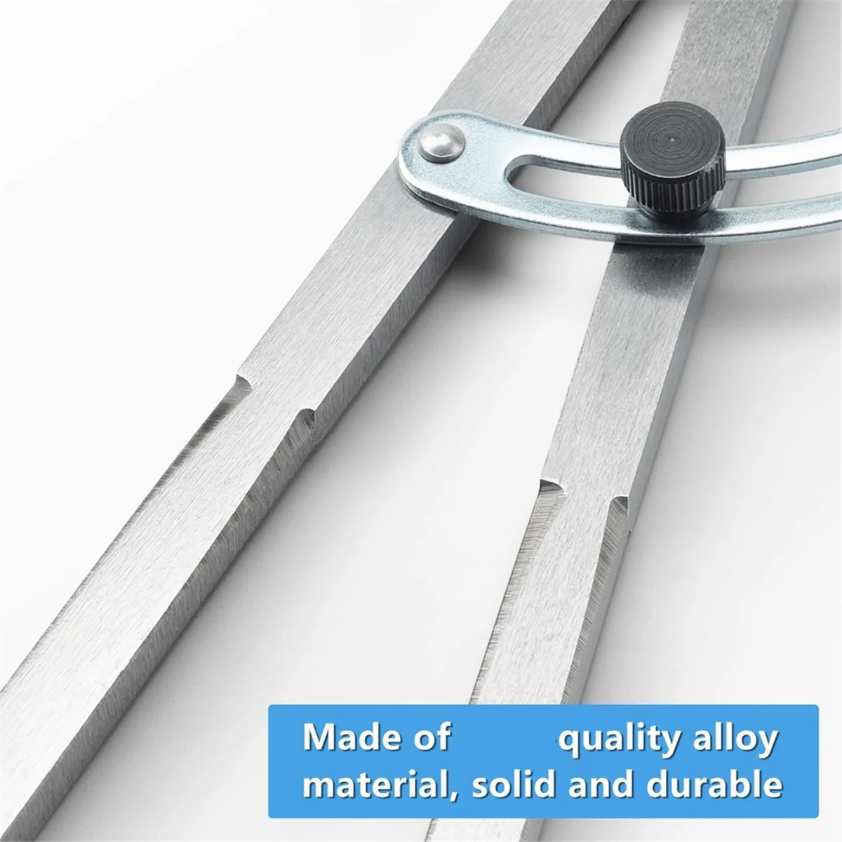 أداة هندسية بوصلة النجارة A002 - بوصلة صياغة قفل احترافية مع حامل قلم رصاص 300 مم