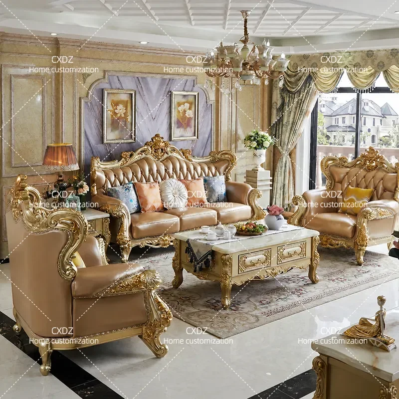 European and American style living room luxury furniture villa high-end high-end atmosphere classical 2022 new European-style
