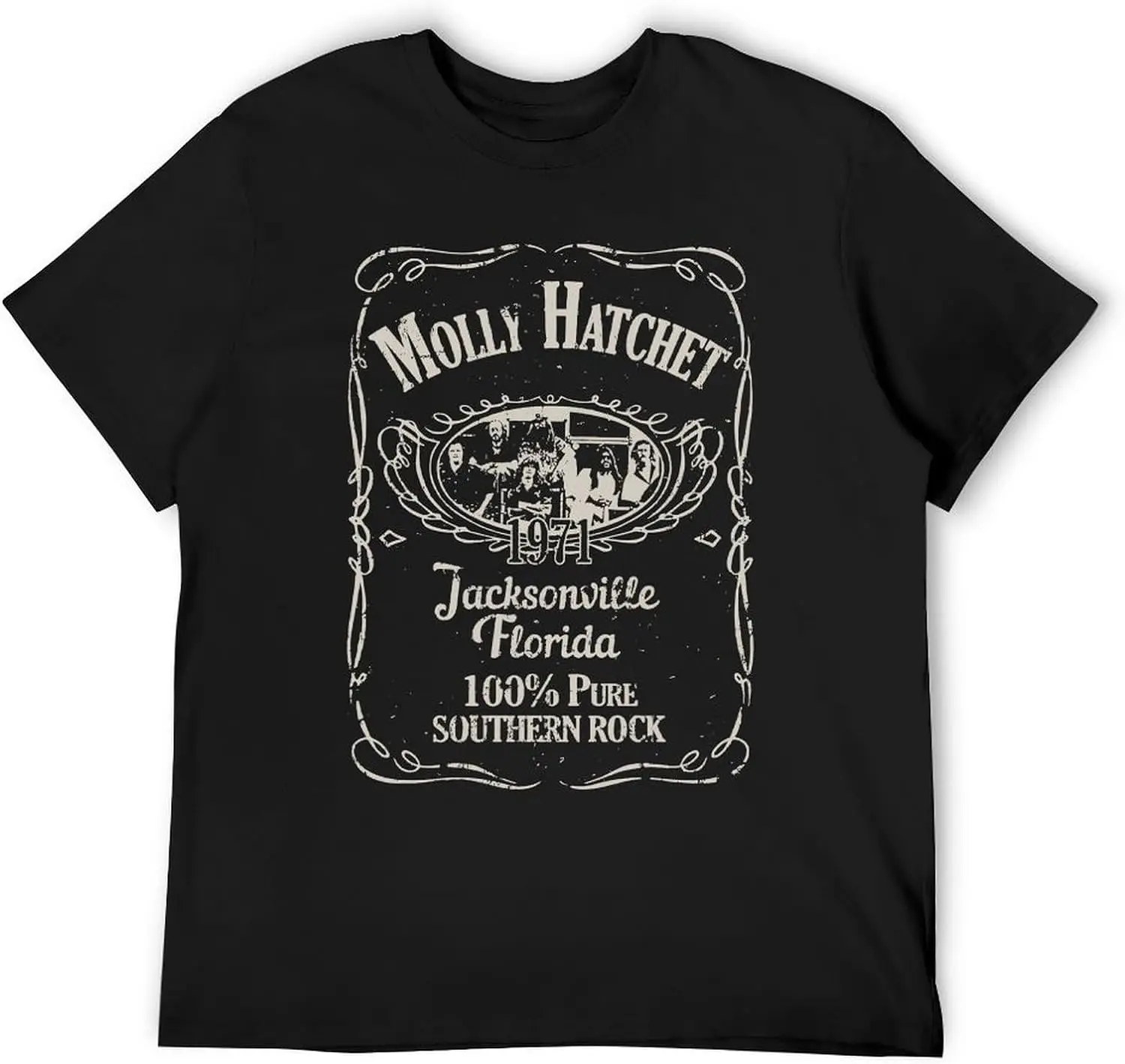 T Shirt Men's Crewneck Short Sleeve Graphic Design Tees Vintage Cotton Tops