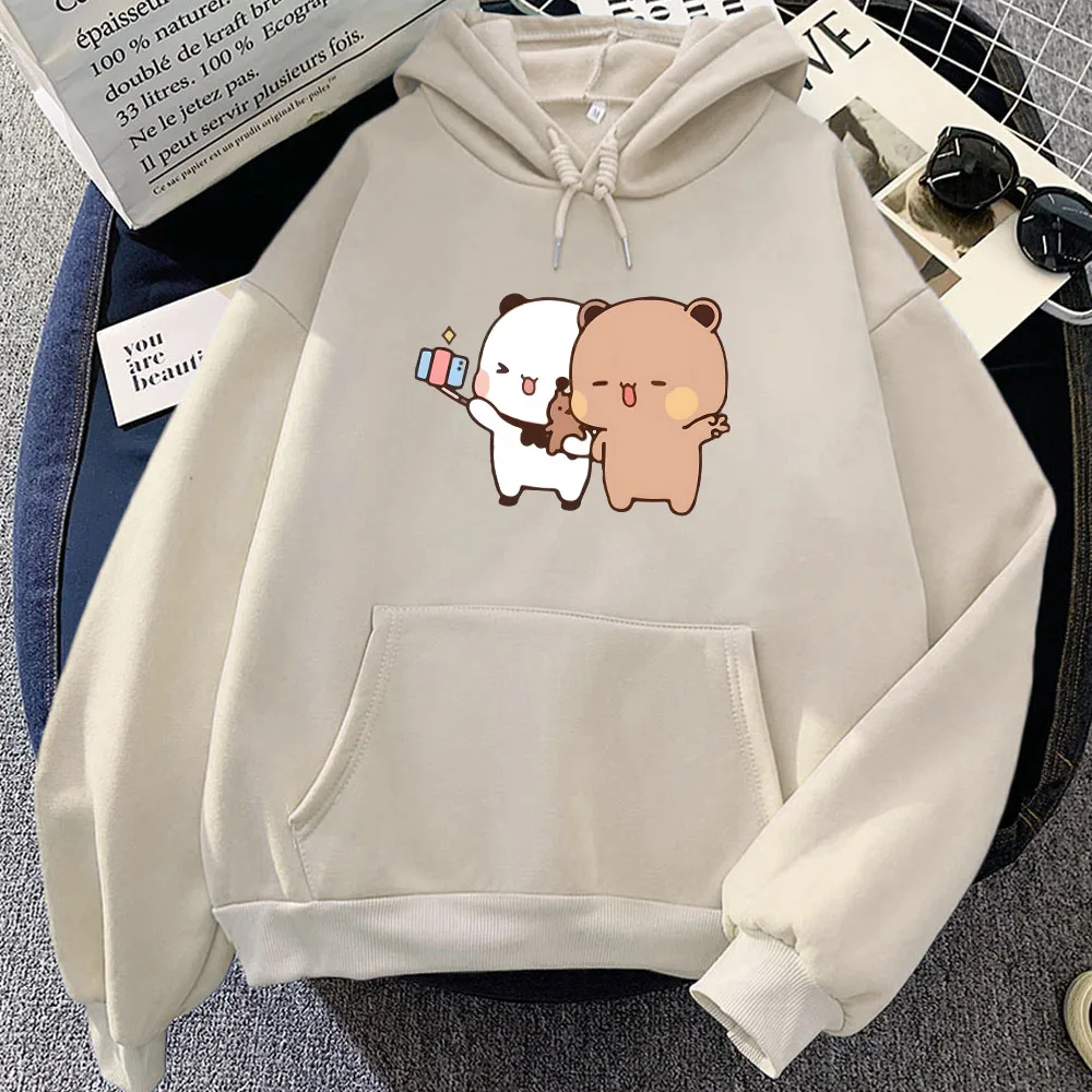 

Kawaii Panda Bear Bubu Dudu Hoodies Cartoon Printing Clothing Long Sleeve Women/Men Winter Sweatshirts Streetwear Cute Graphic