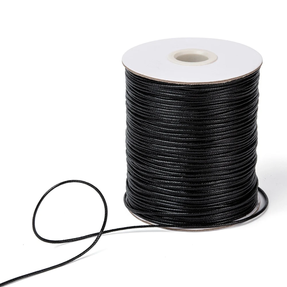 PandaHall 185 Yards/Rolle Koreanische Gewachste Polyester-Perlenschnur, 1,2mm Umweltfreundlich für Armband-Halsketten-Schmuckherstellung & Bastelbedarf – Detail 2