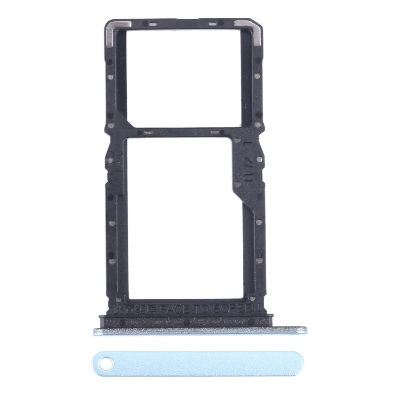 SIM + SIM / Micro SD Card Tray For Xiaomi Redmi Note 13 5G Phone Spare Part