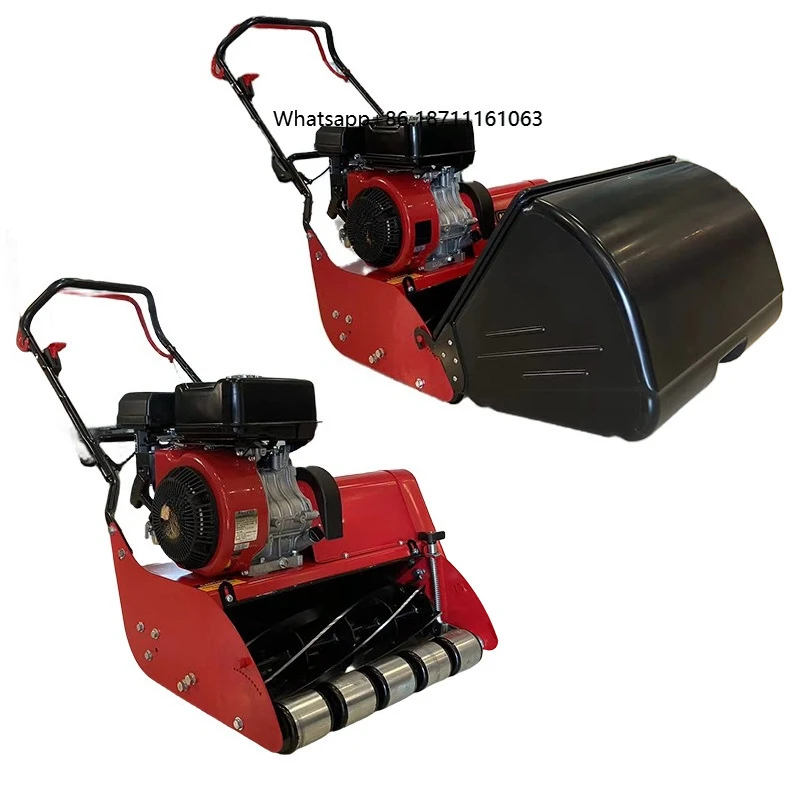 DIY Golf Course Hand Push Lawn Mower Small Powered Model D500/600 Football Field Lawn Mower