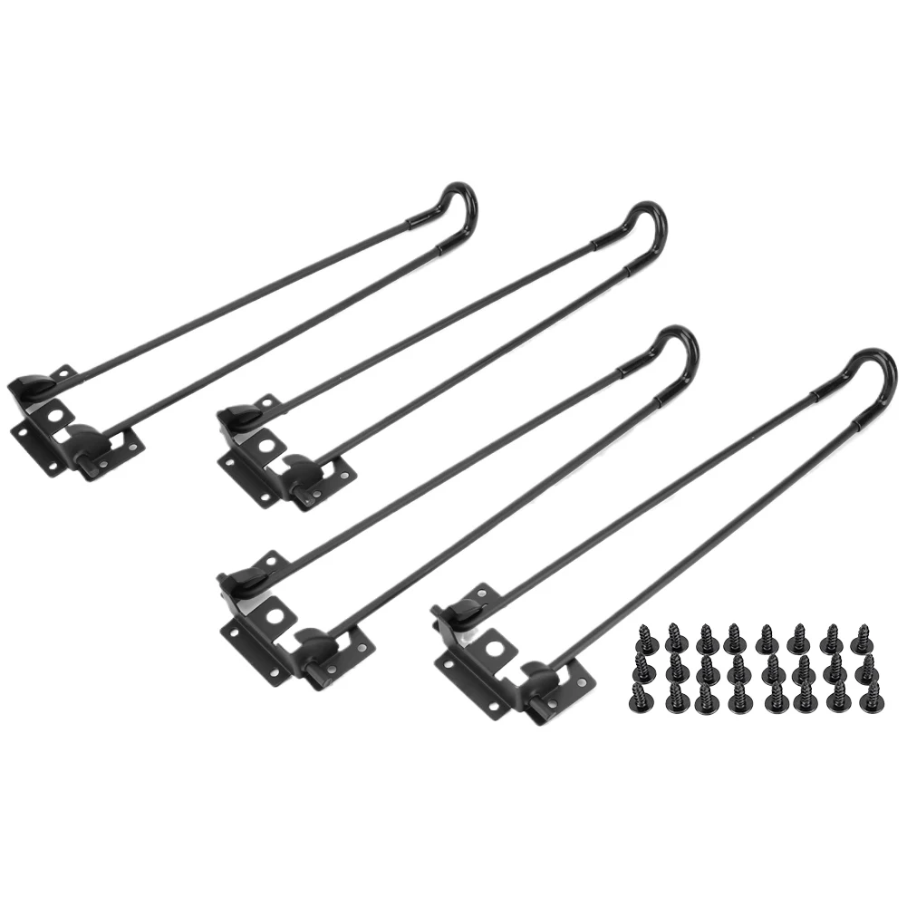 32/42 سنتيمتر 4 قطعة أرجل قابلة للطي الثقيلة أرجل الطاولة مجموعة مقاومة للخدش والانزلاق مع مسامير لطاولات التخييم المنزل مشاريع ذاتية الصنع