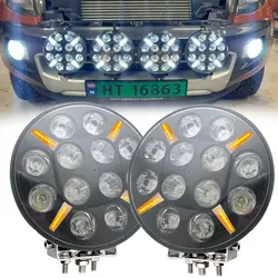 9 inch 120W Round LED Work Light High Power Combo Led Working Light For 4x4 Offroad ATV UTV Truck Tractor Motorcycle lights