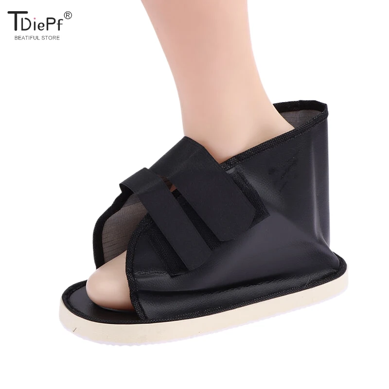 Anti Slip Flat Cast Walking Boot Shoe Breathable Foot Protection Broken Recovery Foot Drop Braces Cover Orthopedic Foot Supports