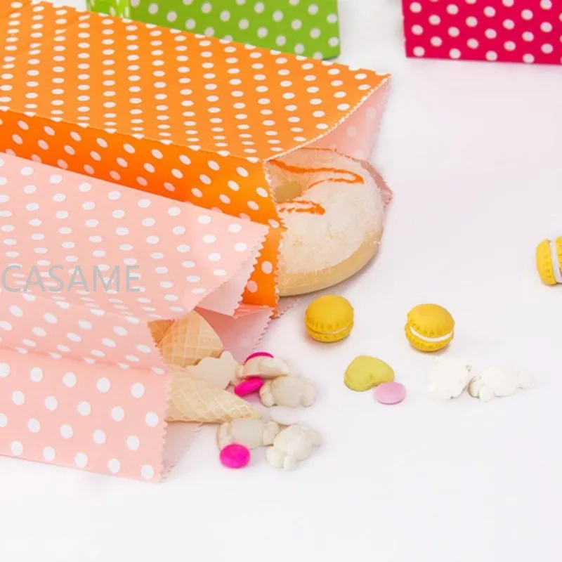 10 pcs  Kraft Paper Bags Treat Bags Mini Paper Bags Small Flat Favor Bag Silverware Bags Party Favor Bag Envelopes Merchandise
