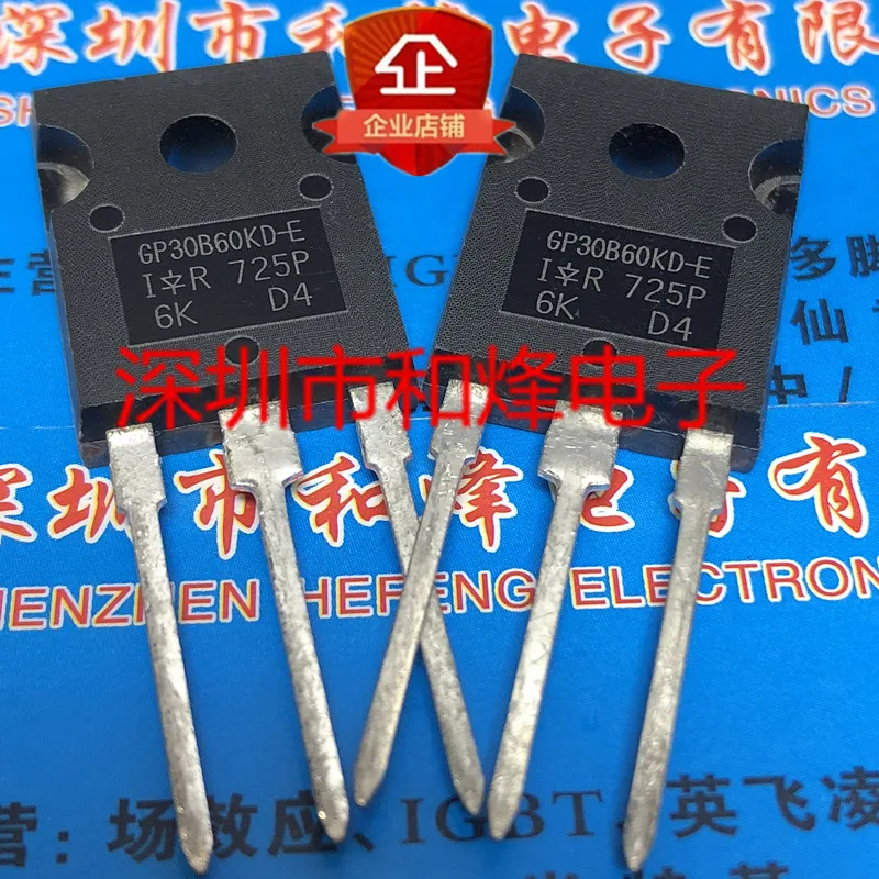 5PCS-10PCS GP30B60KD-E IRGP30B60KD-E  TO-247 600V 30A Really Stock Best Quality In Stock Fast Shipping