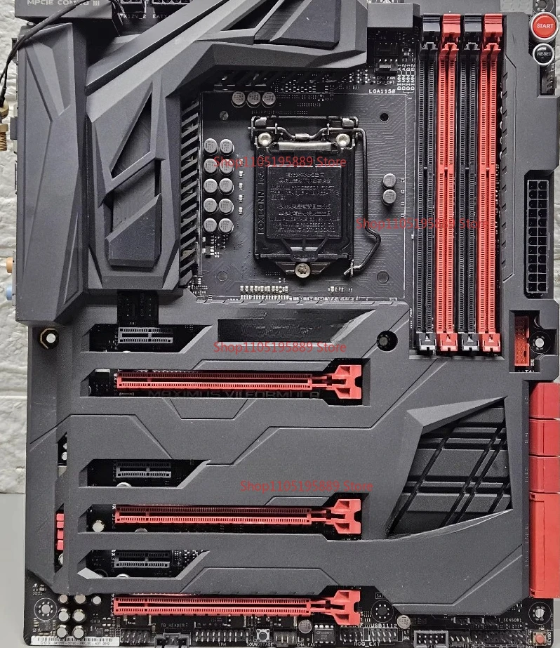 

Материнская плата ASUS ROG MAXIMUS VII FORMULA M7F Z97 LGA1150 с поддержкой процессоров Intel Core 4-го поколения, флагманская, форм-фактор ATX, большая плата