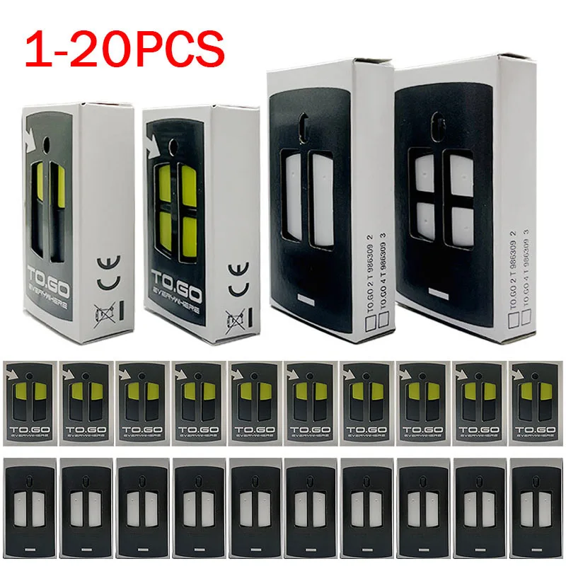 

BENINCA TO GO 2VA 2WV 4VA 4WV Garage Remote Control Garage Door Opener TO.GO 2WV 4WV 2VA 4VA Electronic Gate Control 433.92MHz
