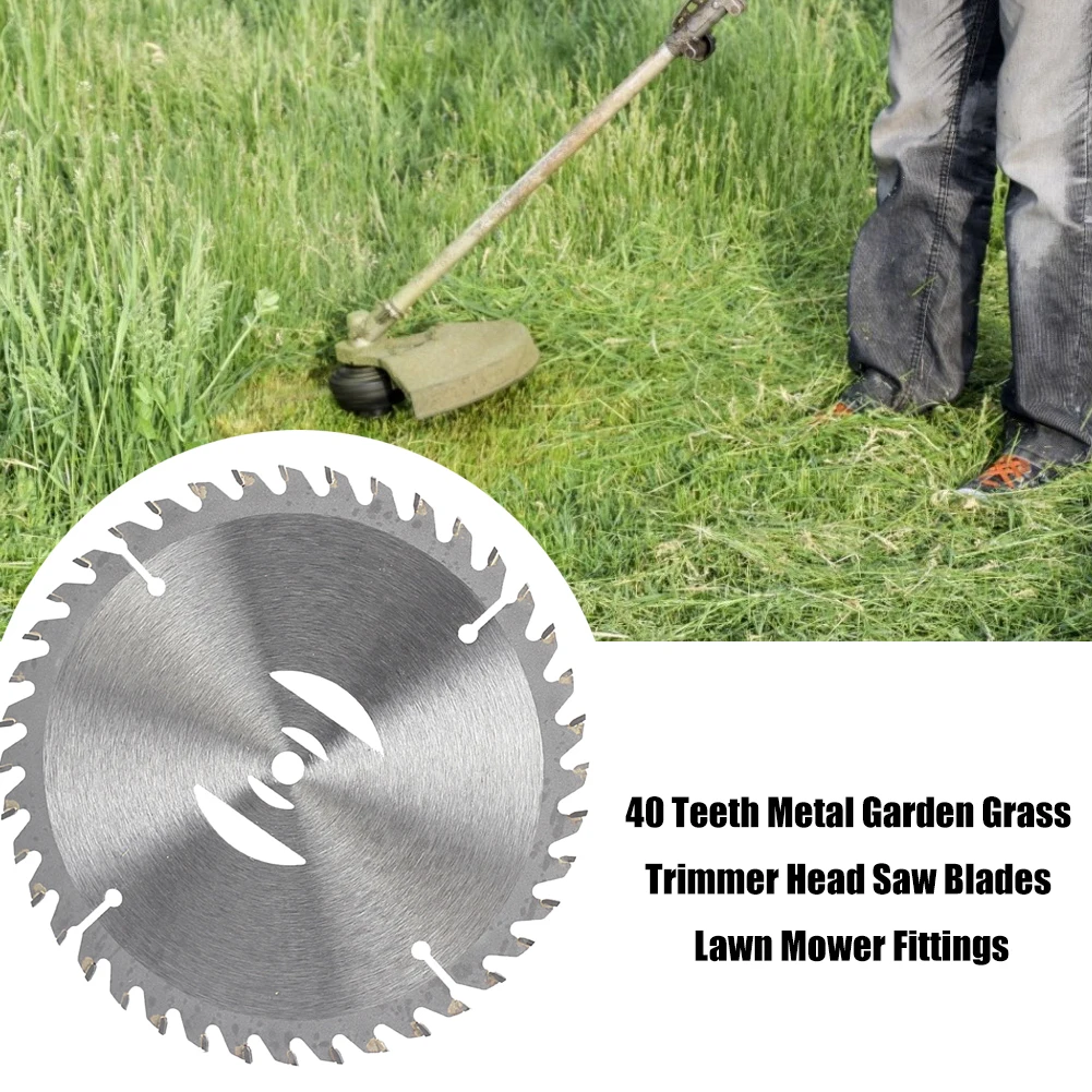 1-10PCS Grass Trimmer Replaceable Blade 150mm 40 Teeth Sharp Sturdy Mower Blade for Outdoor Garden Power Tool Accessories view 5