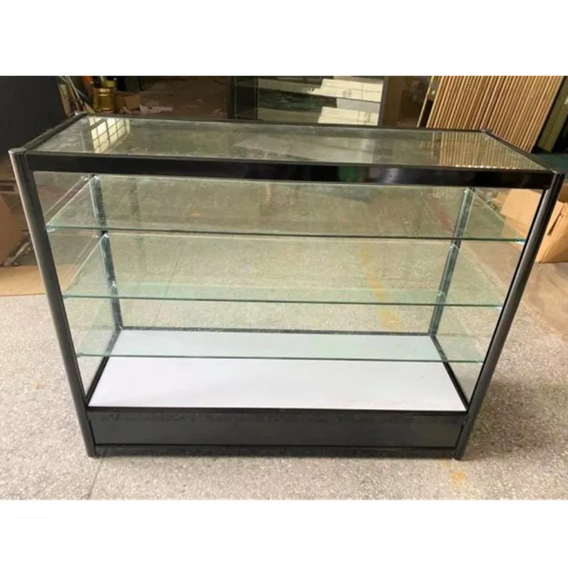 

custom，Aluminum and Glass Display Cabinets for Smoke Shops Full Display Lockable Glass Display Showcase for Sale