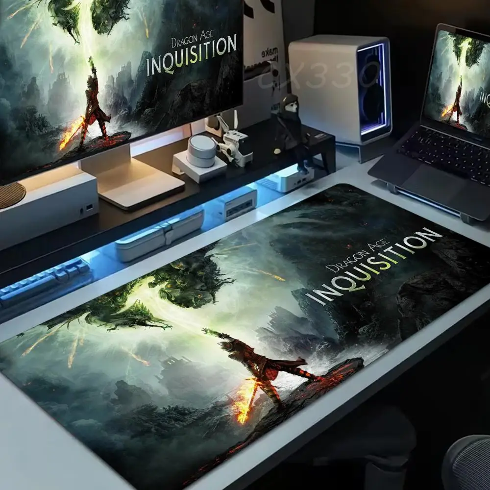 

Dragon Age The Veilguard Mouse Pad Large Computer Mousepad Office 1000x500mm XXL Pc Gamer Non-slip Rubber Keyboard Deskmat