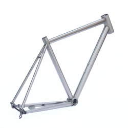 Full Integrated Cable Routing Titanium Road Bike Frame, 700CX28C