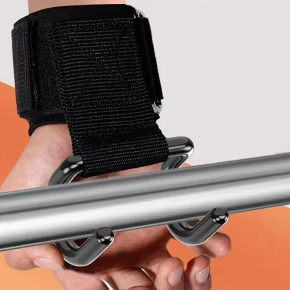1/2pcs Pull-Up Assist Hook Fitness Wrist Strap - Perfect for Weightlifting Pull-Up and Strength Training Aids to Prevent Slippin image 3
