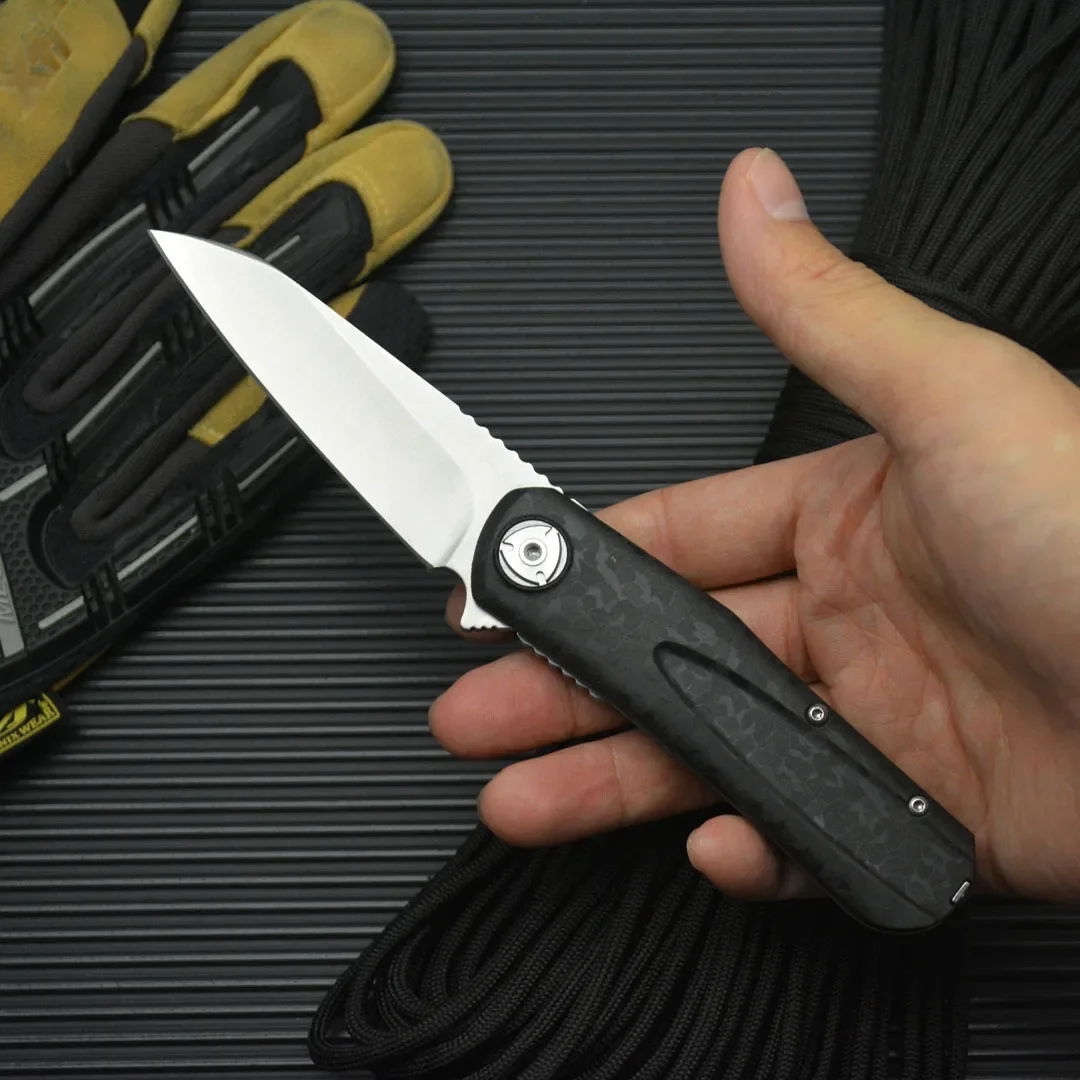 

New CR6535 folding knife D2 steel high hardness sharp knife outdoor camping survival self-defense knife