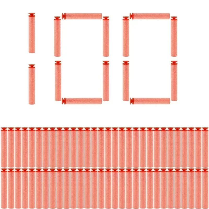 장난감 총용 오렌지 빨판 헤드 총알, N-strike 엘리트 시리즈 블래스터 폼, EVA 리필 다트, 어린이 장난감 총 액세서리, 7.2cm