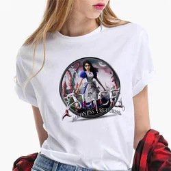 Alice Madness Returns t shirt women summer anime graphic t-shirts girl Japanese clothing