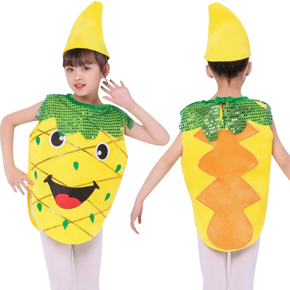 Holiday Celebration Fruit and Vegetable Performance Costume, Cosplay costumes for Agricultural Product Events