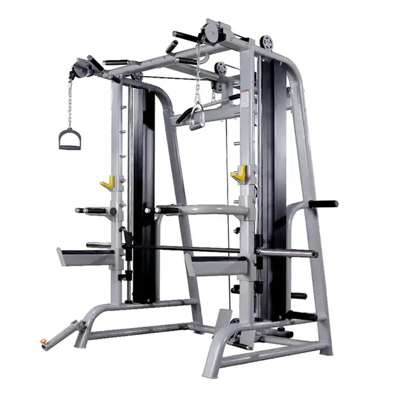 Commercial Use Smith Machine Gantry All In One Multifunctional Trainer Home Gym Workout Exercise Equipment Household Squat Rack