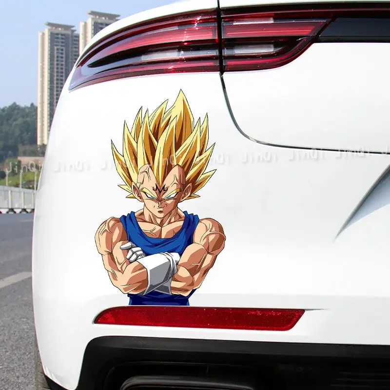 Cartoon Anime Dragon Ball Motorcycle Waterproof Decoration Sticker Personalized Car Door Bumper Scratch Covering Sticker