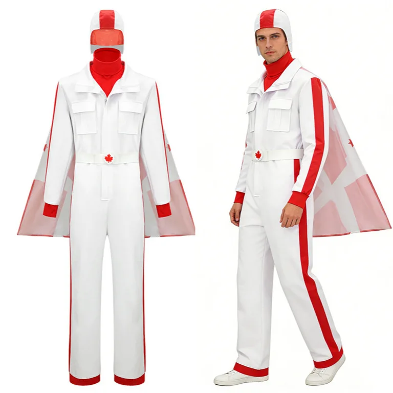 

Toy Story Duke Caboom Jumpsuit Cosplay Costume Anime Character Halloween Masquerade Performance Clothing for Adults Men