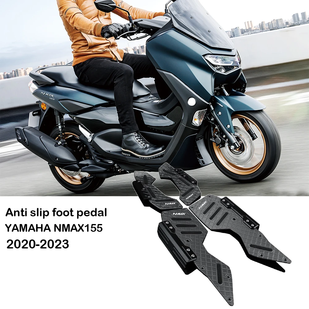 

Fit for Yamaha NMAX155 NMAX-155 Footrests Pedals Pegs 2020-2023 Motorcycle Footboard Steps Foot Plate Footpads Accessories