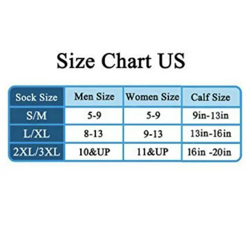 Women/Men Compression Socks Football Socks Anti Fatigue Athletic Nylon Medical Nursing Running Stockings Prevent Varicose Veins