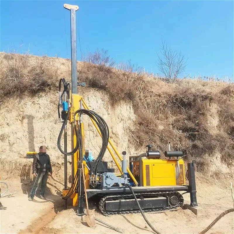 Full Hydraulic Core Drilling Rig Crawler High Quality 1200m for Mining Exploration