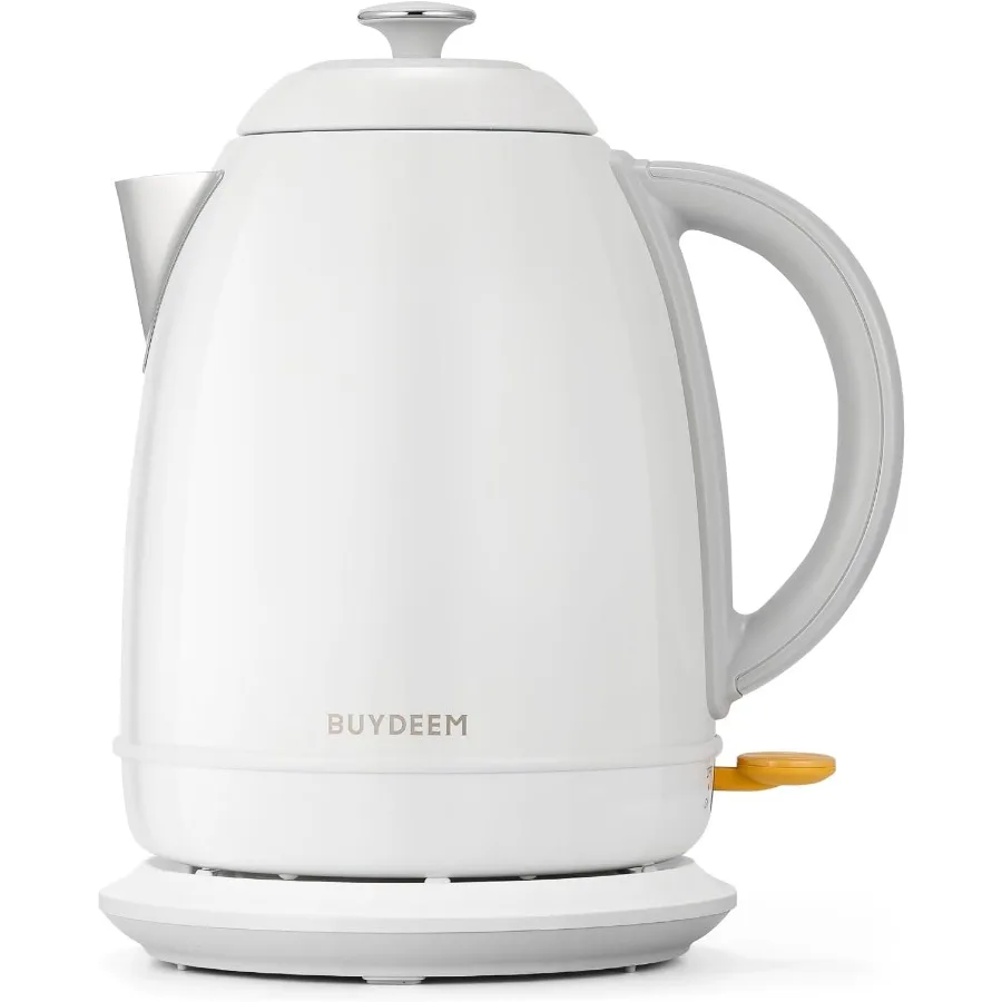 

K640 1.7L Cordless Electric Tea Kettle in Arctic White with Auto Shut-Off and Boil Dry Protection Stainless Steel 1440W Swivel