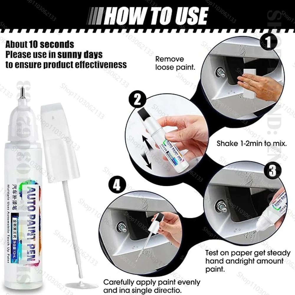 For HONDA E Touch Up Paint Wheel Repair Kit Quick And Easy Wheel Scratch Repair Rim Paint For Car Wheel Repair Grey Silver Black - Image 4