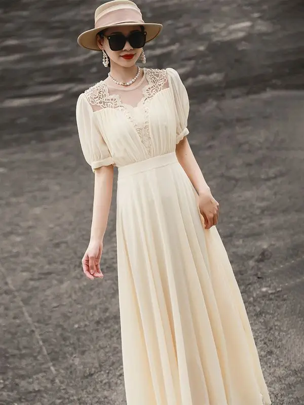 Woman Dress Party Dresses for Women Prom Solid Evening Graduation Aesthetic Clothes Chic and Elegant Pretty Korean Style Wh20