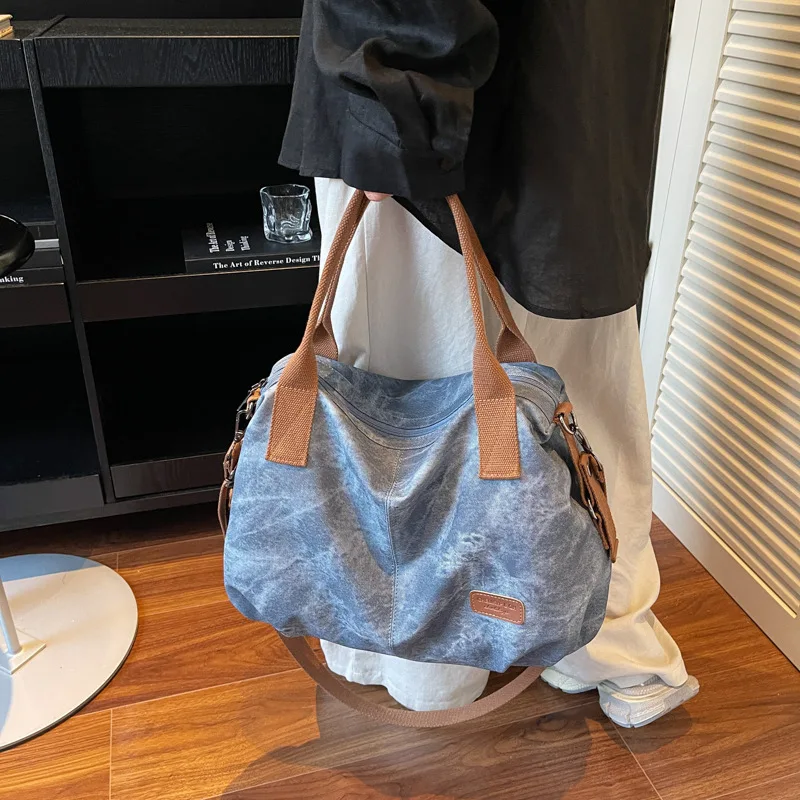 

Luxury 2025 Women's Vintage Shoulder Bag, Quilted Crossbody Purse, Multi-Functional Casual Shopper for Weekend & Travel​