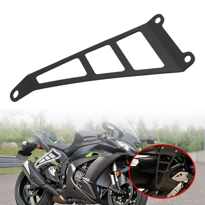 

CNC Exhaust Hanger Hold Motorcycle Modification Exhaust Hanger Bracket Muffler Fit For KAWASAKI ZX-10R ZX10R 2011-2018 2017 2016