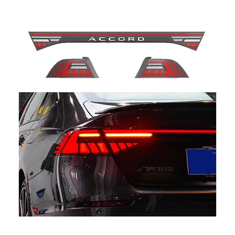 

Zhengwo Led Tail Lights For Honda Accord 11st Gen 2023 Auto Parts Modified Sequential Indicator Back Light Tail Lamp