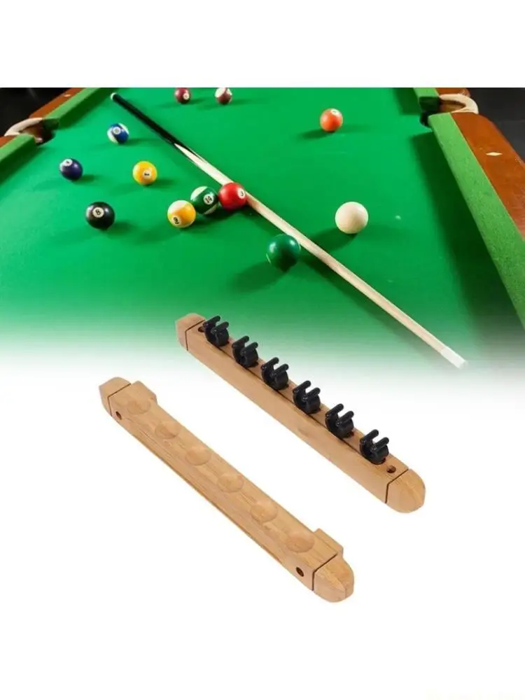31BE Billiard Organizers 8 Hole Cue Rack Space Saving Protective