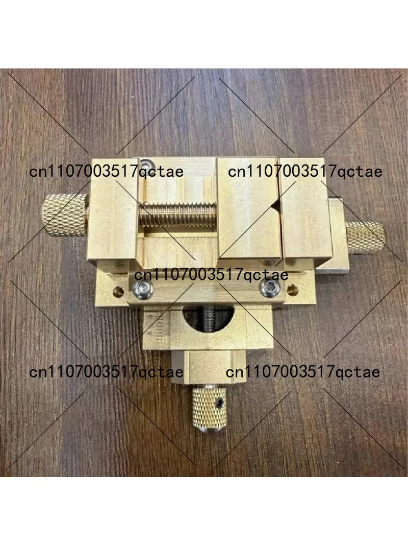 Precision Micro Cross Slide Vise with Dovetail Guide, XY Axis Adjustable Miniature Stage for Model Making