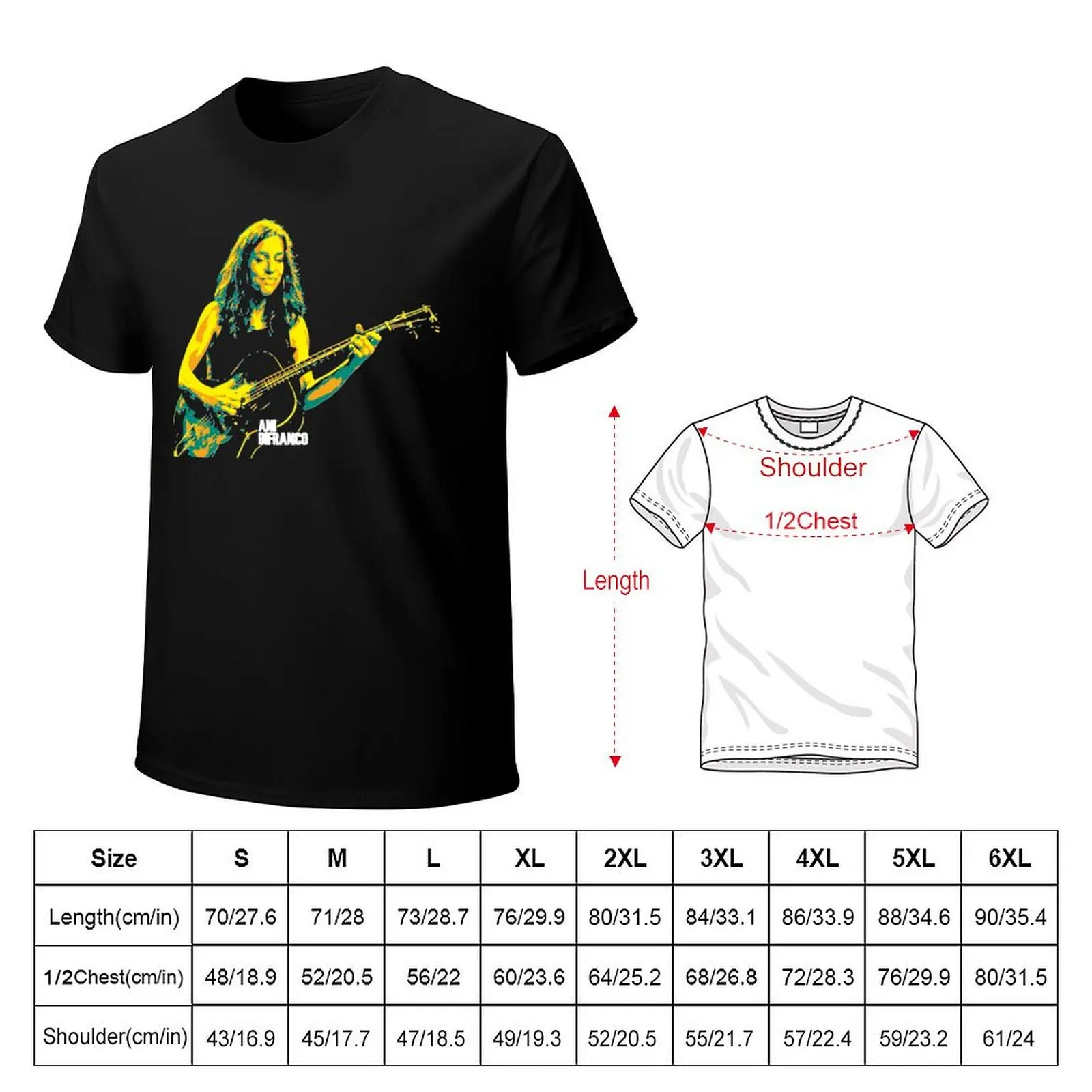 Ani DiFranco. Angela Maria. American singer-songwriter v2 T-Shirt cotton tshirt 100% T-Shirt