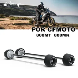 For CFMOTO 800MT 800NK cf moto 800mt 800nk 2022 2023 2024 Motorcycle Front Rear wheel Spindle Crash Protection